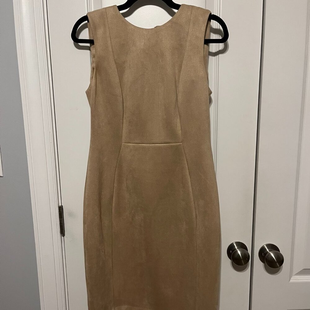 Calvin Klein suede dress - Size 6